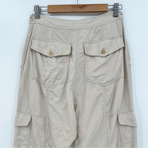 Ulla Johnson Edris Pant Cargo Pant Jogger Zip Ankle Pant in Neutral Size 4 - Picture 13 of 15